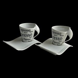 D'Lusso Demitasse / Espresso Cup & Saucer Set